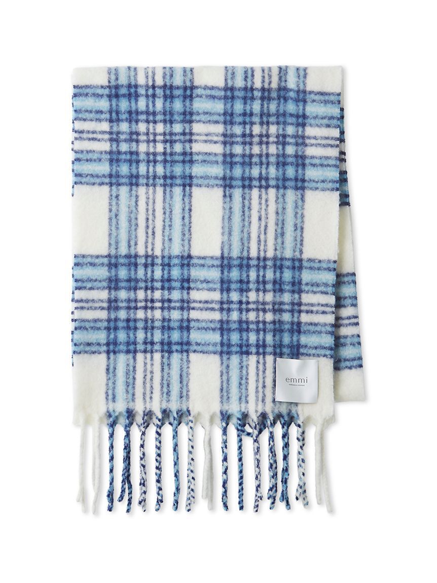 emmi atelier「オリジナルチェックマフラー」|マフラー|