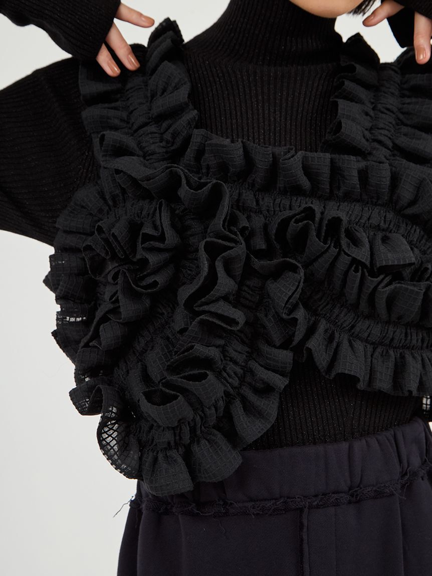 emmi atelier「ギャザー3wayビスチェ」|ベスト・ジレ|