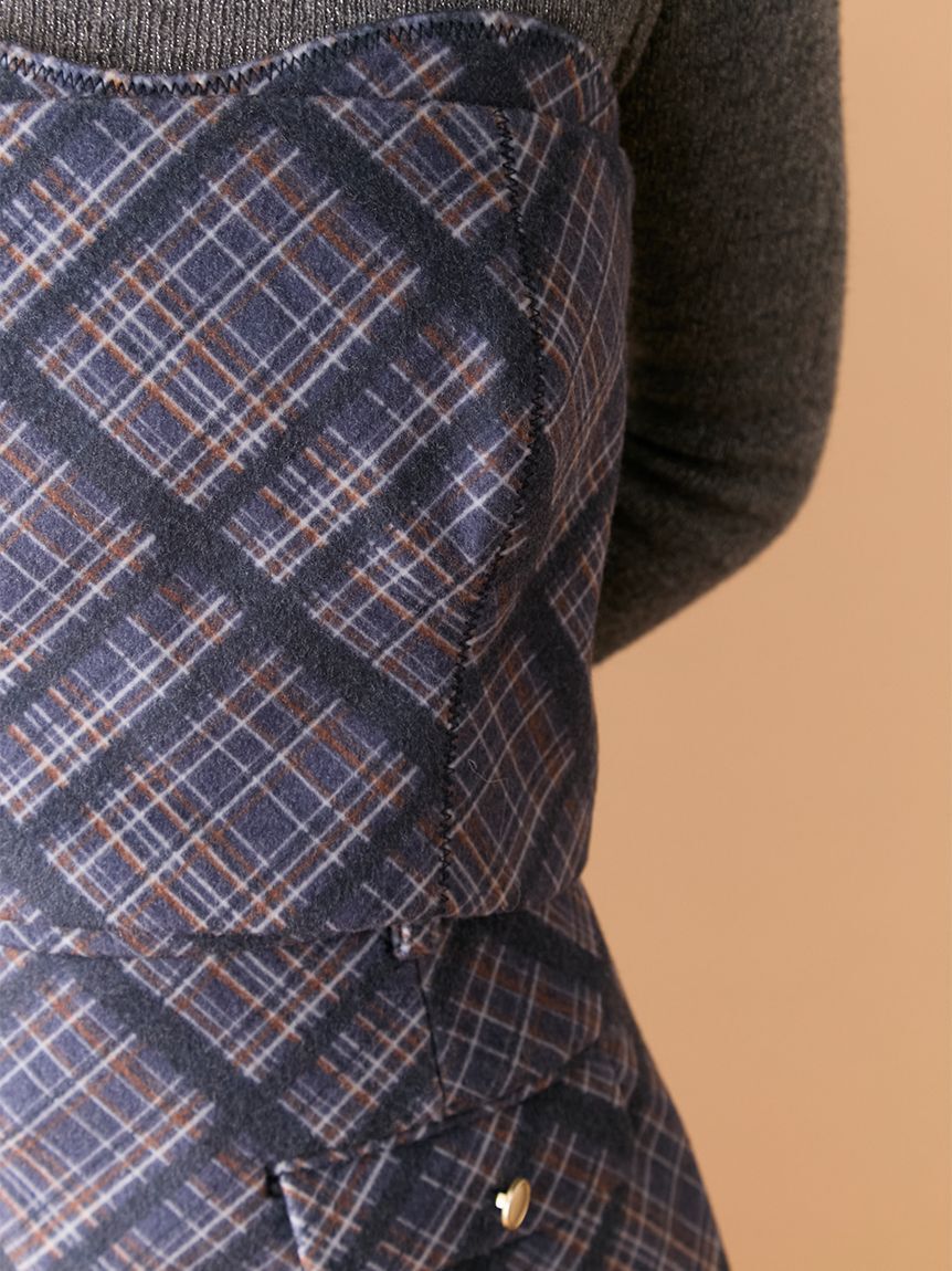 LILY BROWN「ウーリーチェックプリントビスチェ」|ベスト・ジレ|