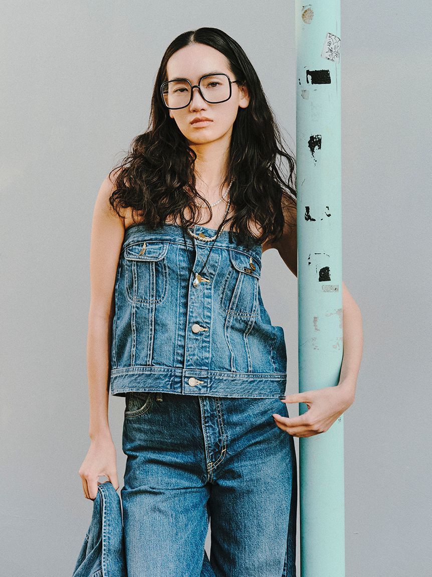 styling/「【セットアップ対応】【styling/&times;Lee】デニムビスチェ」|ベスト・ジレ|