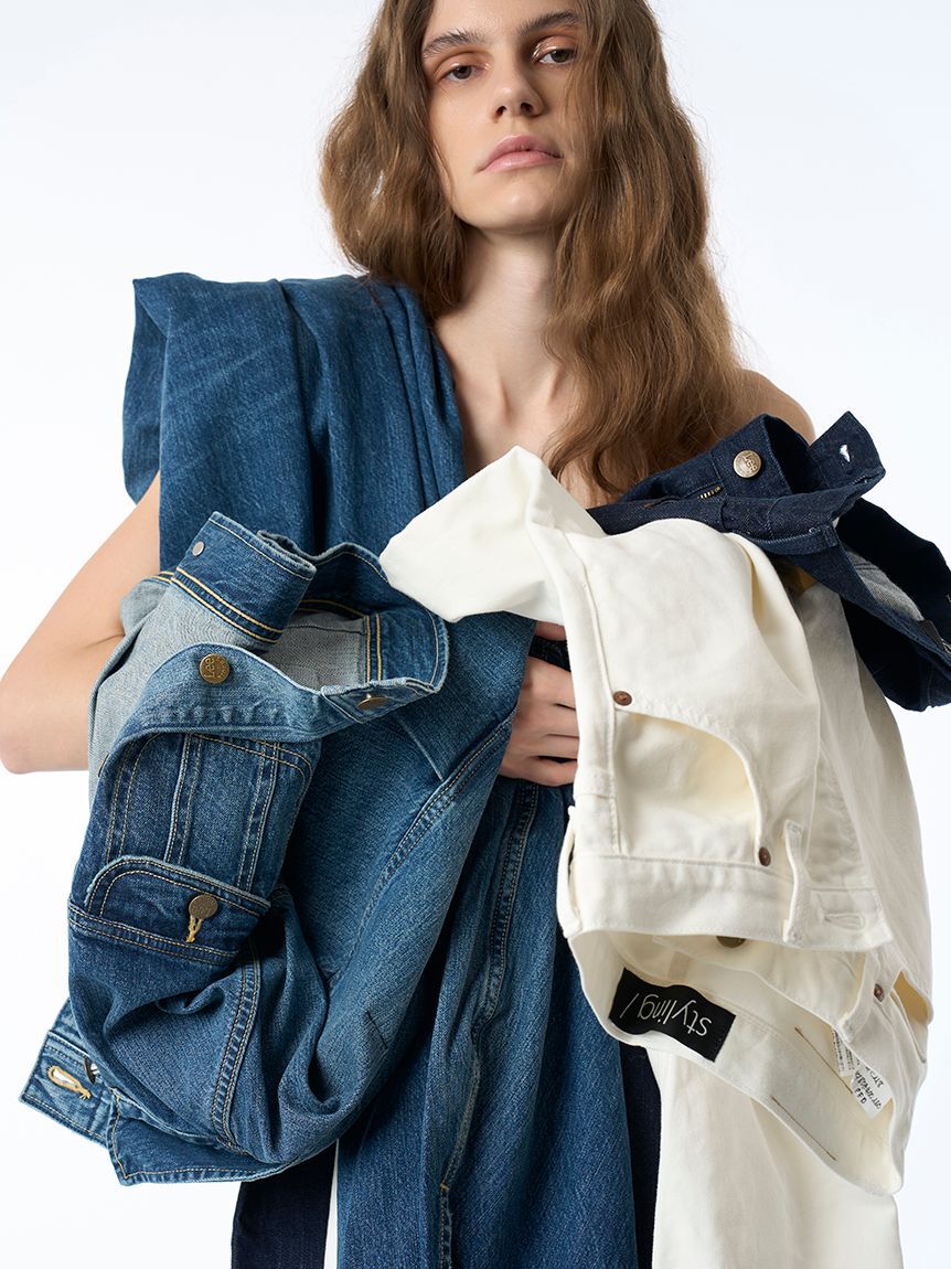 styling/「【セットアップ対応】【styling/&times;Lee】デニムビスチェ」|ベスト・ジレ|