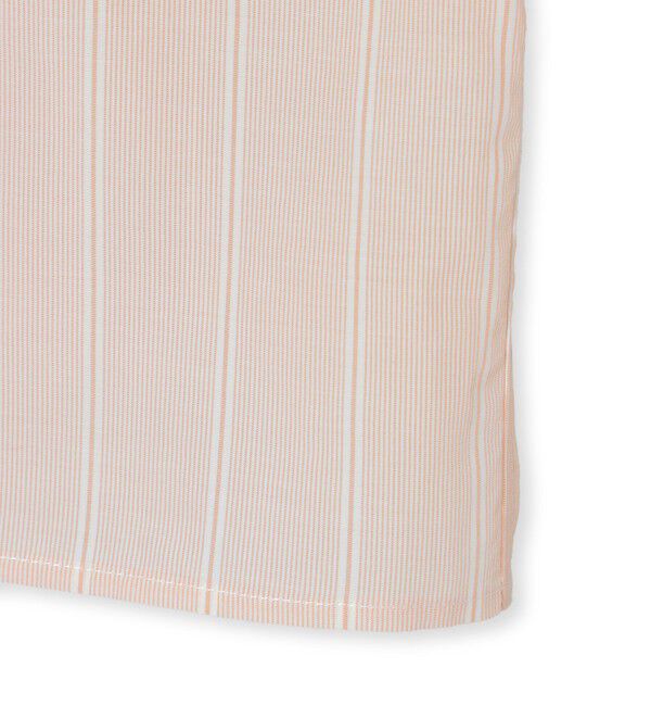 MACKINTOSH PHILOSOPHY「GREY LABEL ストライプバンドカラー半袖シャツ」|シャツ・ブラウス|