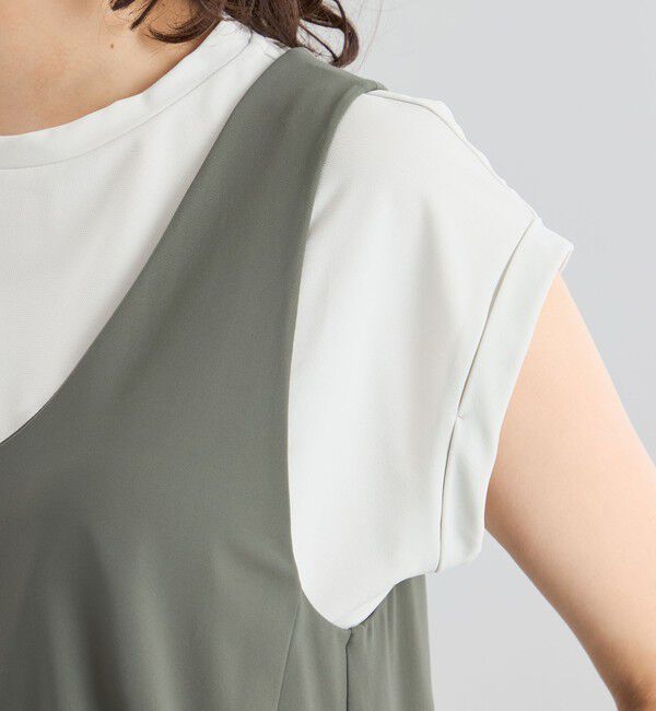 MACKINTOSH PHILOSOPHY「GREY LABEL テックジャージーコクーンワンピース」|ワンピース|