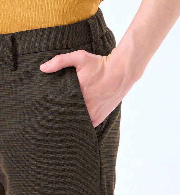MACKINTOSH PHILOSOPHY「テーラードジャージー パンツ ウール混メッシュジャージー」|スラックス|
