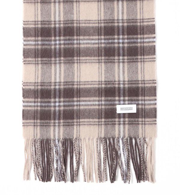 MACKINTOSH PHILOSOPHY「ウール ブリティッシュチェックマフラー」|マフラー|