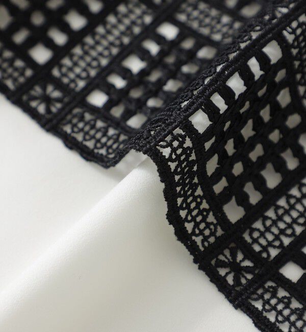  「スクエアレースコンビシャツ」|シャツ・ブラウス|