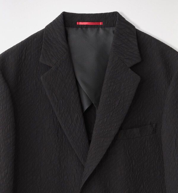  「ジャカードワイドジャケット」|テーラードジャケット|