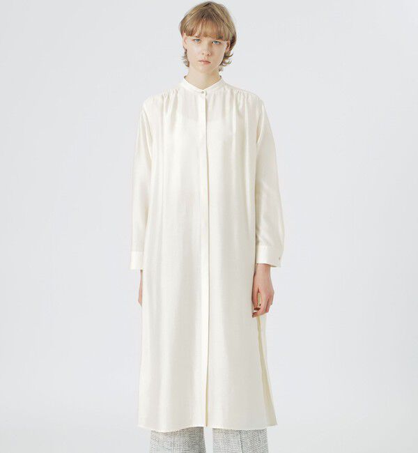  「ロングシャツ」|シャツ・ブラウス|ホワイト