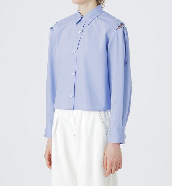  「ショルダーカットアウトシャツ」|シャツ・ブラウス|