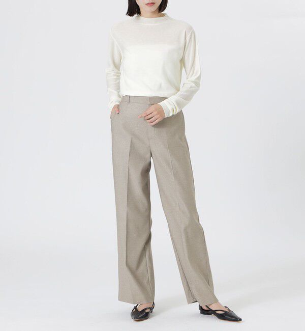  「ラメシアーハイゲージトップス」|ニット・セーター|