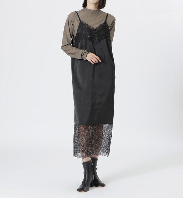  「ラメシアーハイゲージトップス」|ニット・セーター|