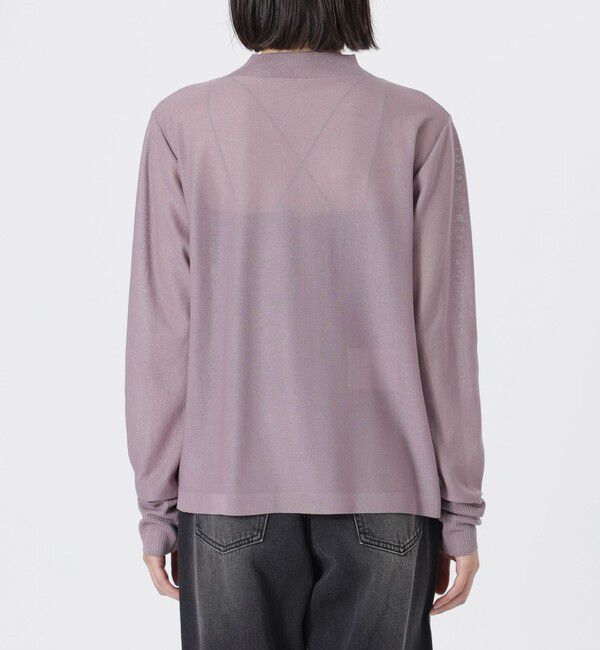  「ラメシアーハイゲージトップス」|ニット・セーター|