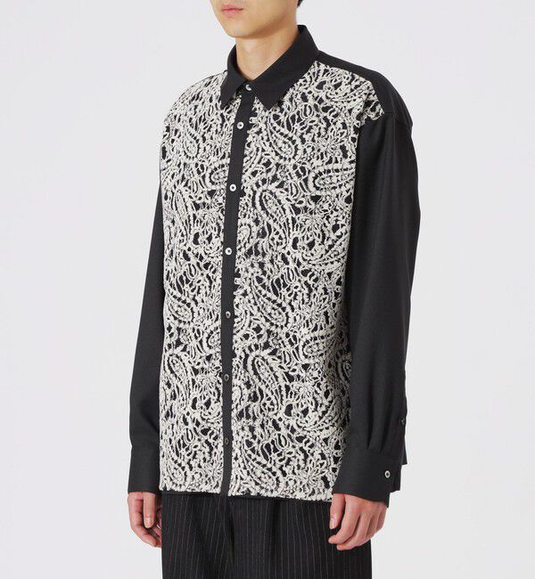  「モールペイズリーレースシャツ」|シャツ・ブラウス|