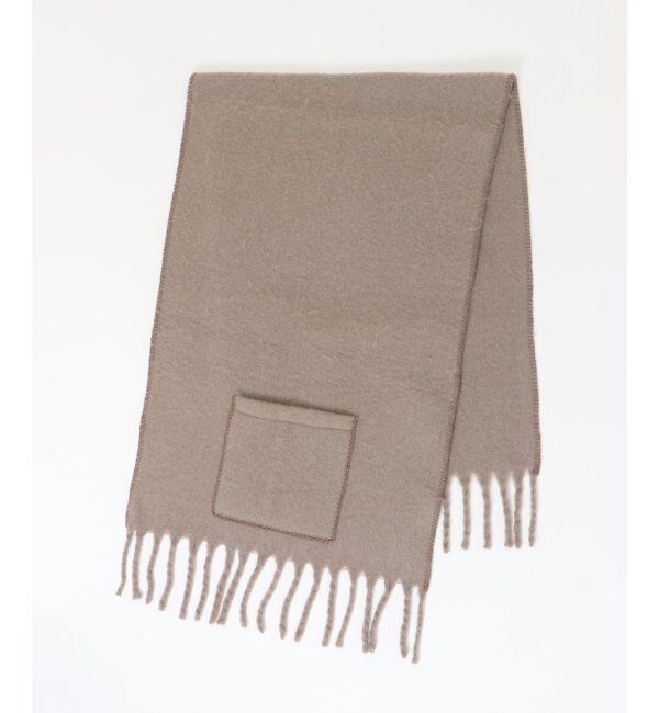 ikka「ファジーブランケットケープ」|マフラー|
