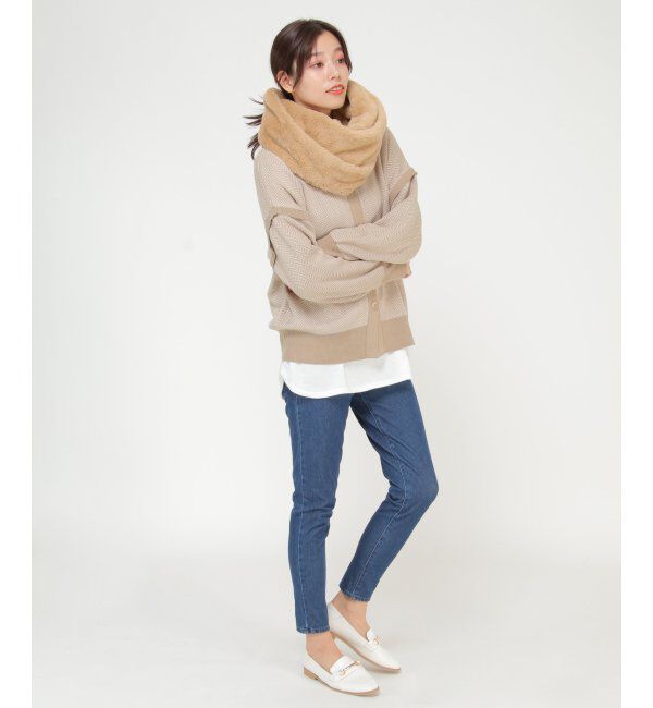 ikka「WASHABLE スヌード」|マフラー|