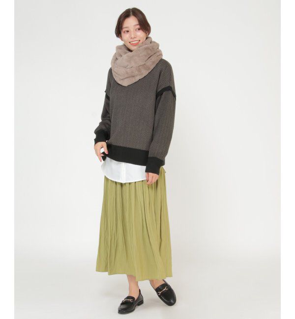 ikka「WASHABLE スヌード」|マフラー|