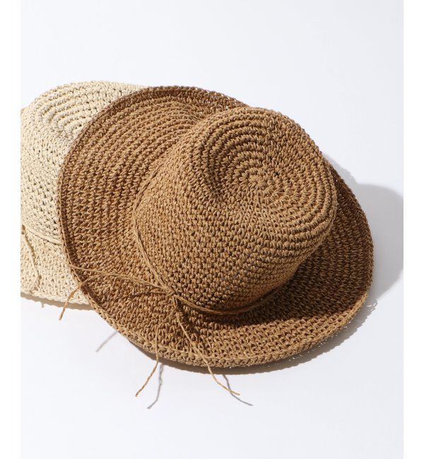 ikka「手編みこま編みハット」|その他|