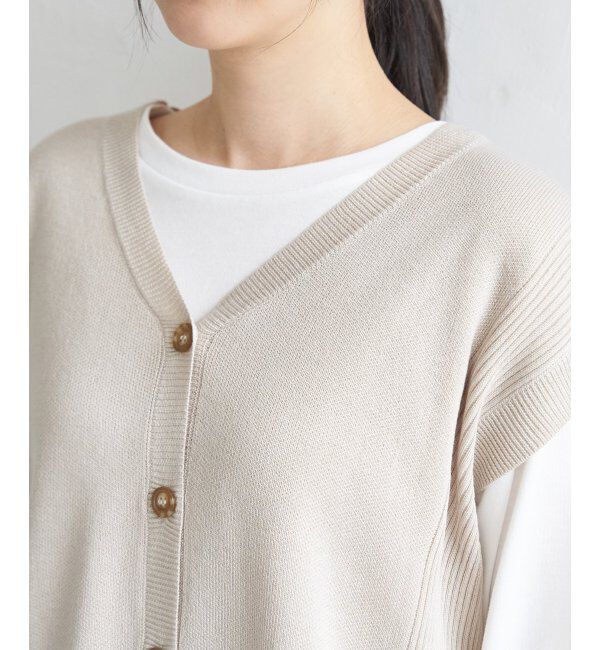 ikka「【2点セット】3WAYニットベストアンサンブル」|ニット・セーター|