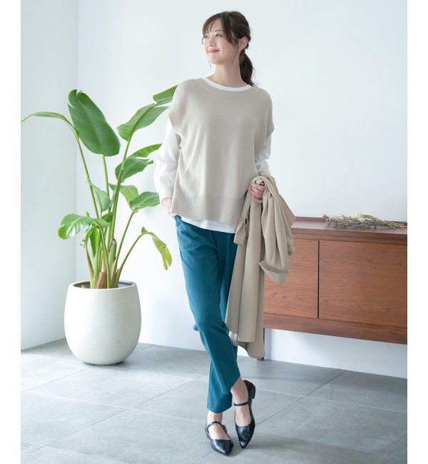 ikka「【2点セット】3WAYニットベストアンサンブル」|ニット・セーター|