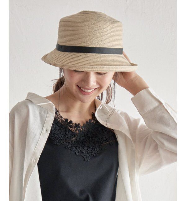 ikka「雑材ブリムアップハット」|その他|