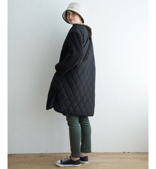 ikka「【雑誌InRed12月号掲載】 切り替えキルティング軽量コート」|その他|