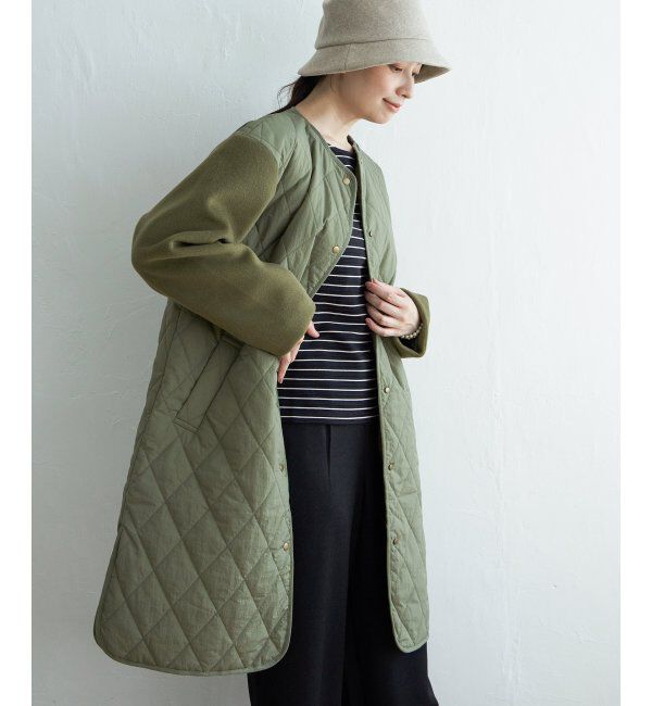 ikka「【雑誌InRed12月号掲載】 切り替えキルティング軽量コート」|その他|