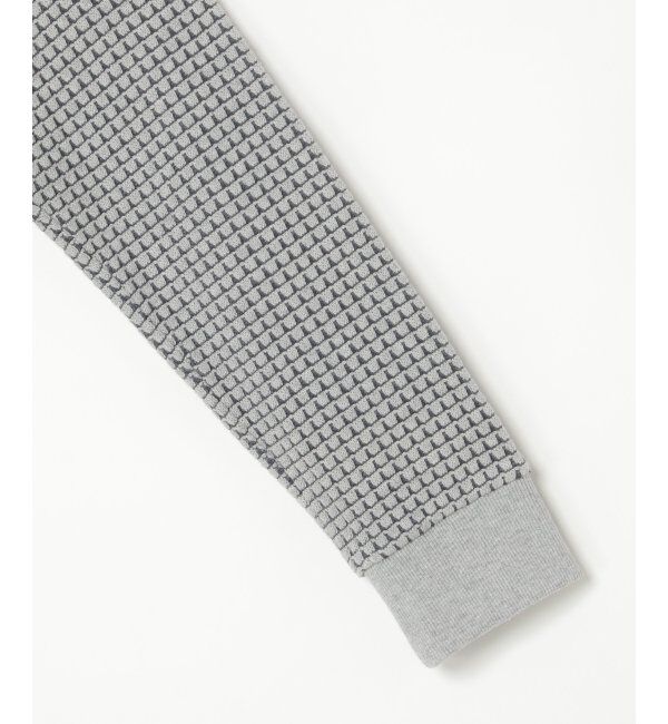 ikka「ビッグワッフルジップパーカー」|カーディガン|