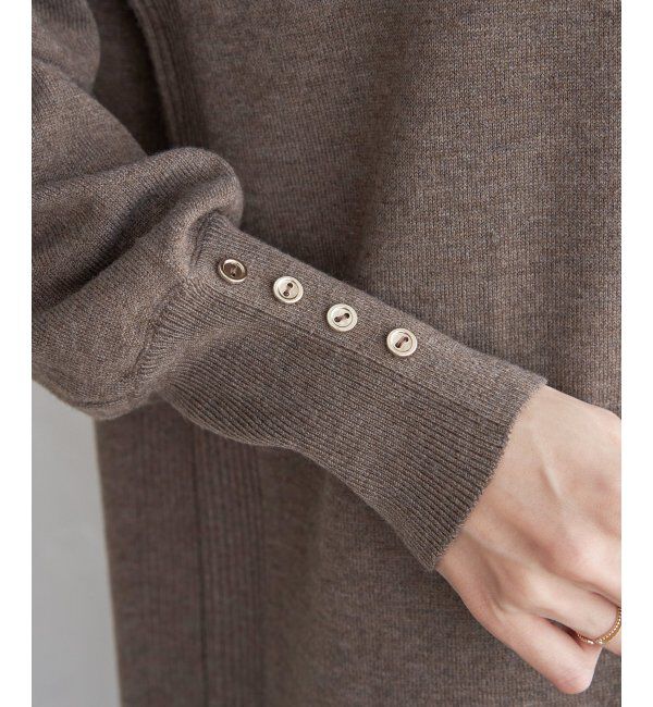 IKKA LOUNGE「タートルニットスリットワンピース」|その他|