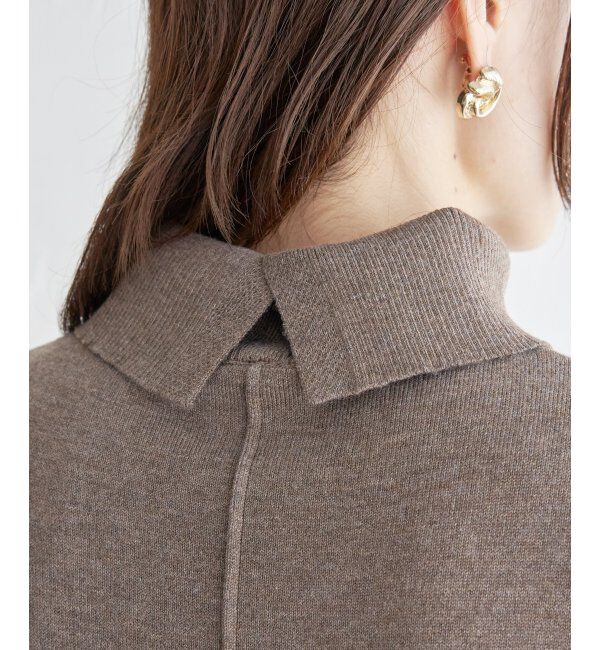 IKKA LOUNGE「タートルニットスリットワンピース」|その他|