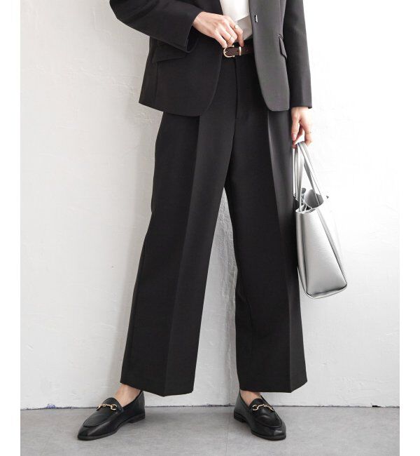 IKKA LOUNGE「ウォッシャブルワイドパンツ」|その他|