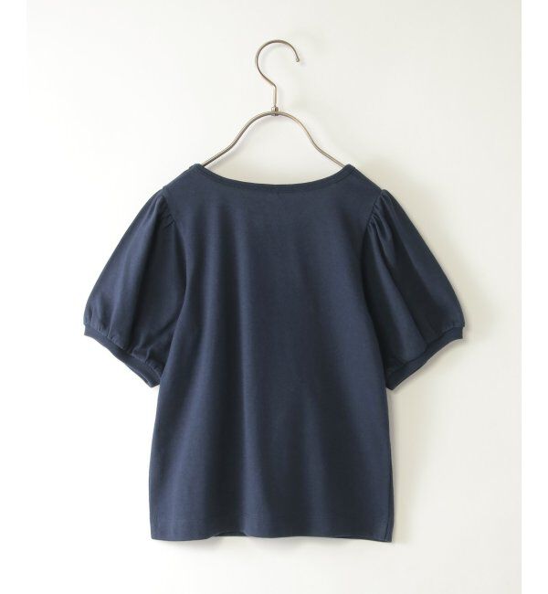 ikka kids「ボリュームパフ袖グラフィックTシャツ（120~160cm）」|Tシャツ・カットソー|