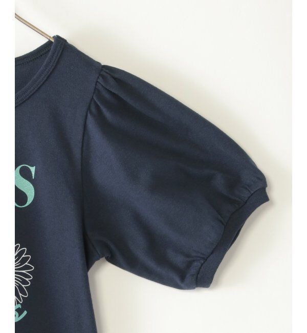 ikka kids「ボリュームパフ袖グラフィックTシャツ（120~160cm）」|Tシャツ・カットソー|