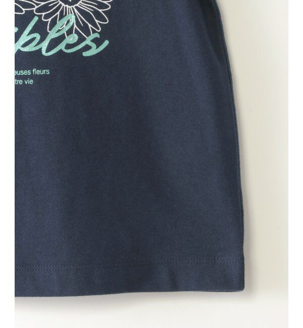 ikka kids「ボリュームパフ袖グラフィックTシャツ（120~160cm）」|Tシャツ・カットソー|