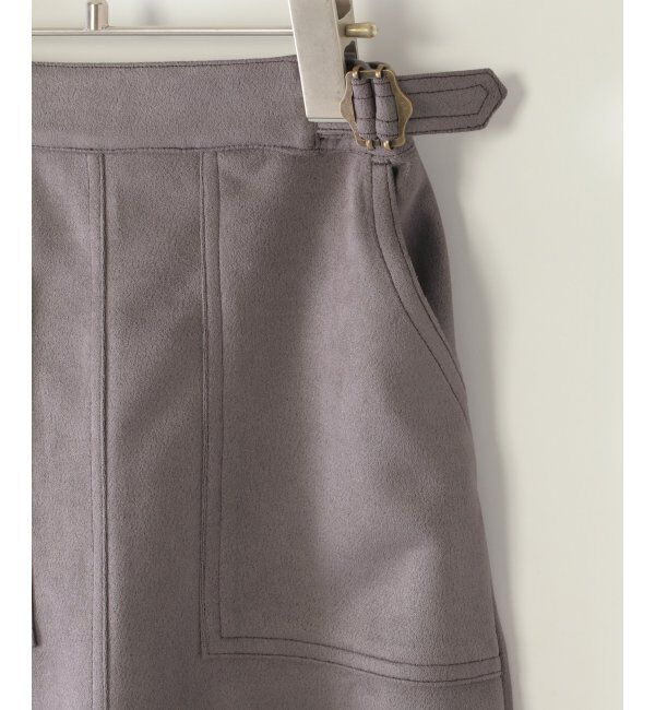 ikka kids「フェイクスエードベイカーロングスカート（120~160cm）」|スカート|