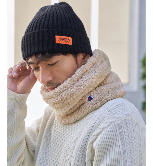 ikka「Champion チャンピオンファーネックウォーマー」|マフラー|