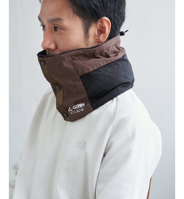 ikka「GERRY 2WAYネックウォーマ－」|マフラー|ダークブラウン