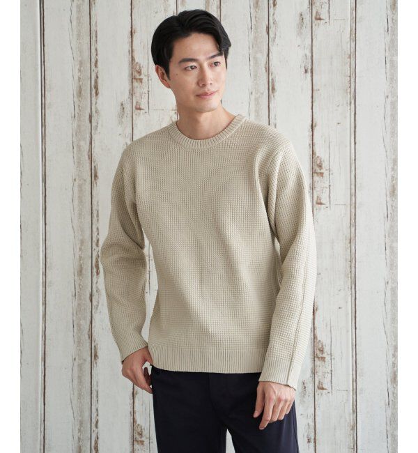 ikka「【2点セット】GOKU楽ニットクルーインナーセット」|プルオーバー|