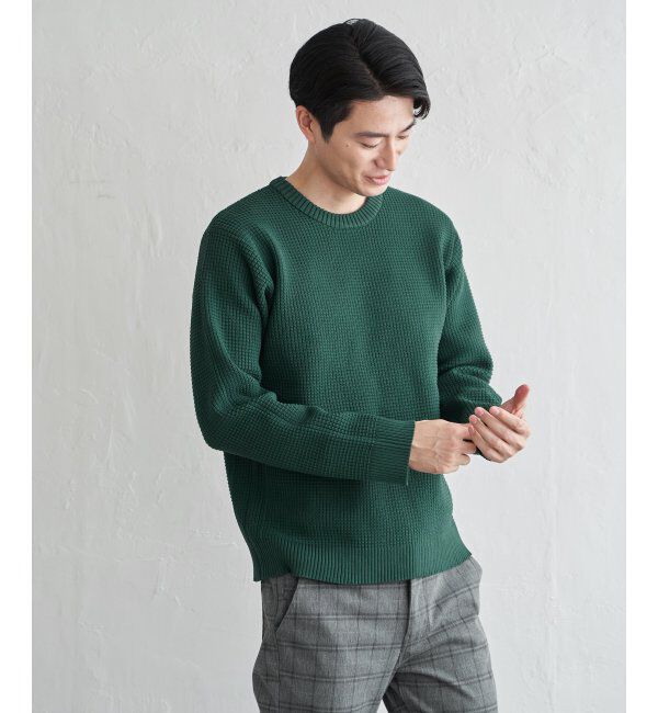 ikka「【2点セット】GOKU楽ニットクルーインナーセット」|プルオーバー|