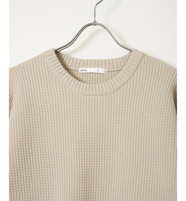 ikka「【2点セット】GOKU楽ニットクルーインナーセット」|プルオーバー|