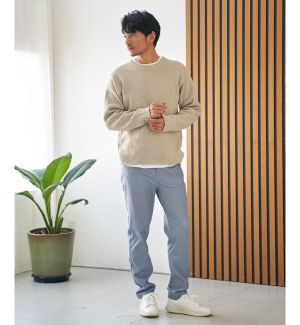 ikka「【2点セット】GOKU楽ニットクルーインナーセット」|プルオーバー|