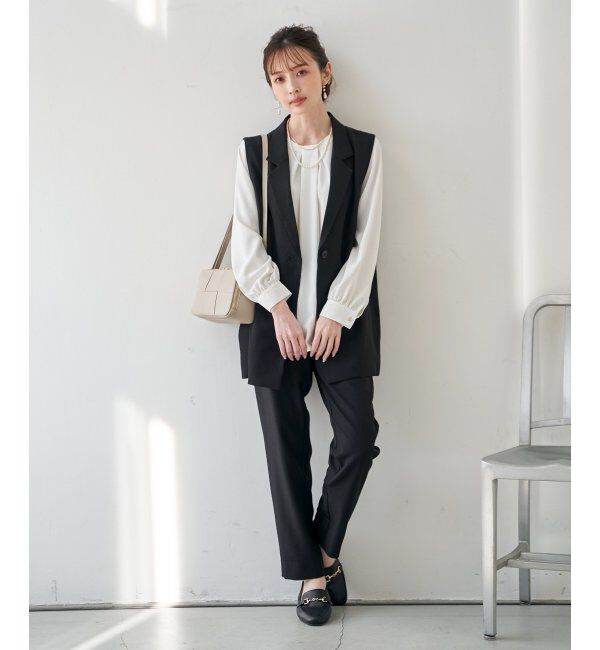 IKKA LOUNGE「【フォーマル対応】ジレセットアップ3点セット」|ドレス|