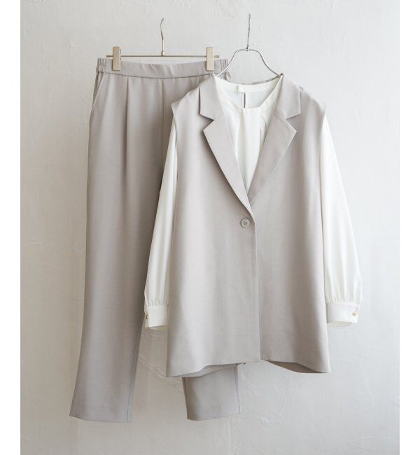 IKKA LOUNGE「【フォーマル対応】ジレセットアップ3点セット」|ドレス|