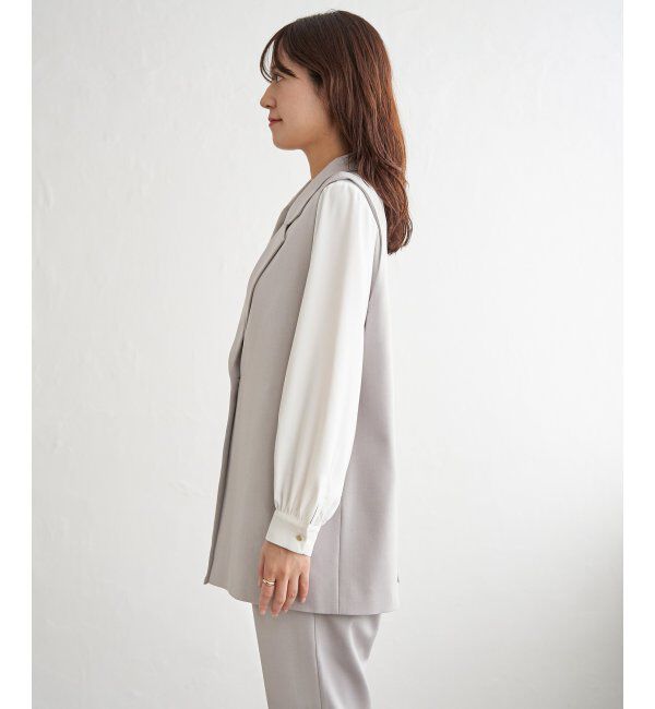 IKKA LOUNGE「【フォーマル対応】ジレセットアップ3点セット」|ドレス|