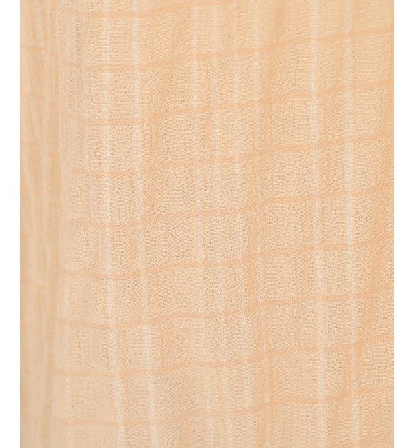 Lbc with Life「楊柳バンドカラーブラウス」|シャツ・ブラウス|