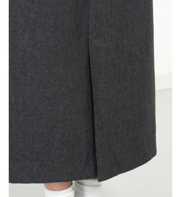 Lbc with Life「【2WAY】ウールライクサス付きIラインスカート」|スカート|