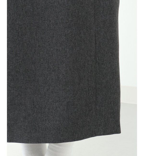 Lbc with Life「【2WAY】ウールライクサス付きIラインスカート」|スカート|