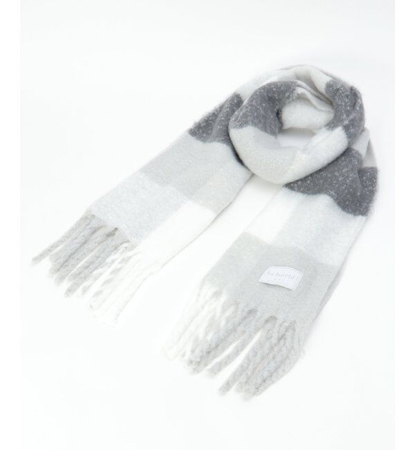 Lbc with Life「ブロックチェックストール」|マフラー|