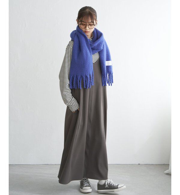 Lbc with Life「バルキーフリンジストール」|マフラー|