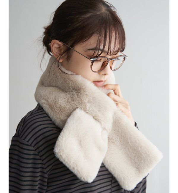 Lbc with Life「フェイクファーティペット」|マフラー|