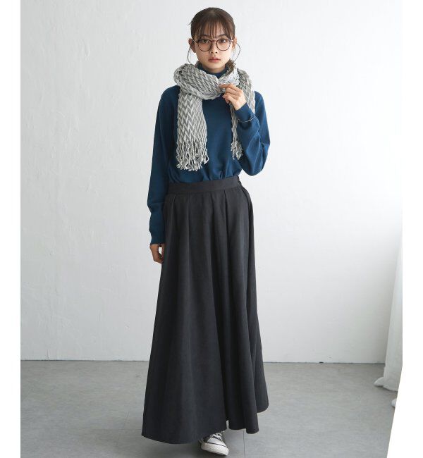 Lbc with Life「ダイヤプリーツストール」|マフラー|